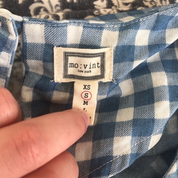 Checkered Peplum Top - Picture 3 of 4